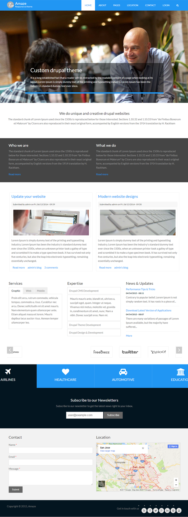 Amaze Responsive Theme Amaze Responsive Theme