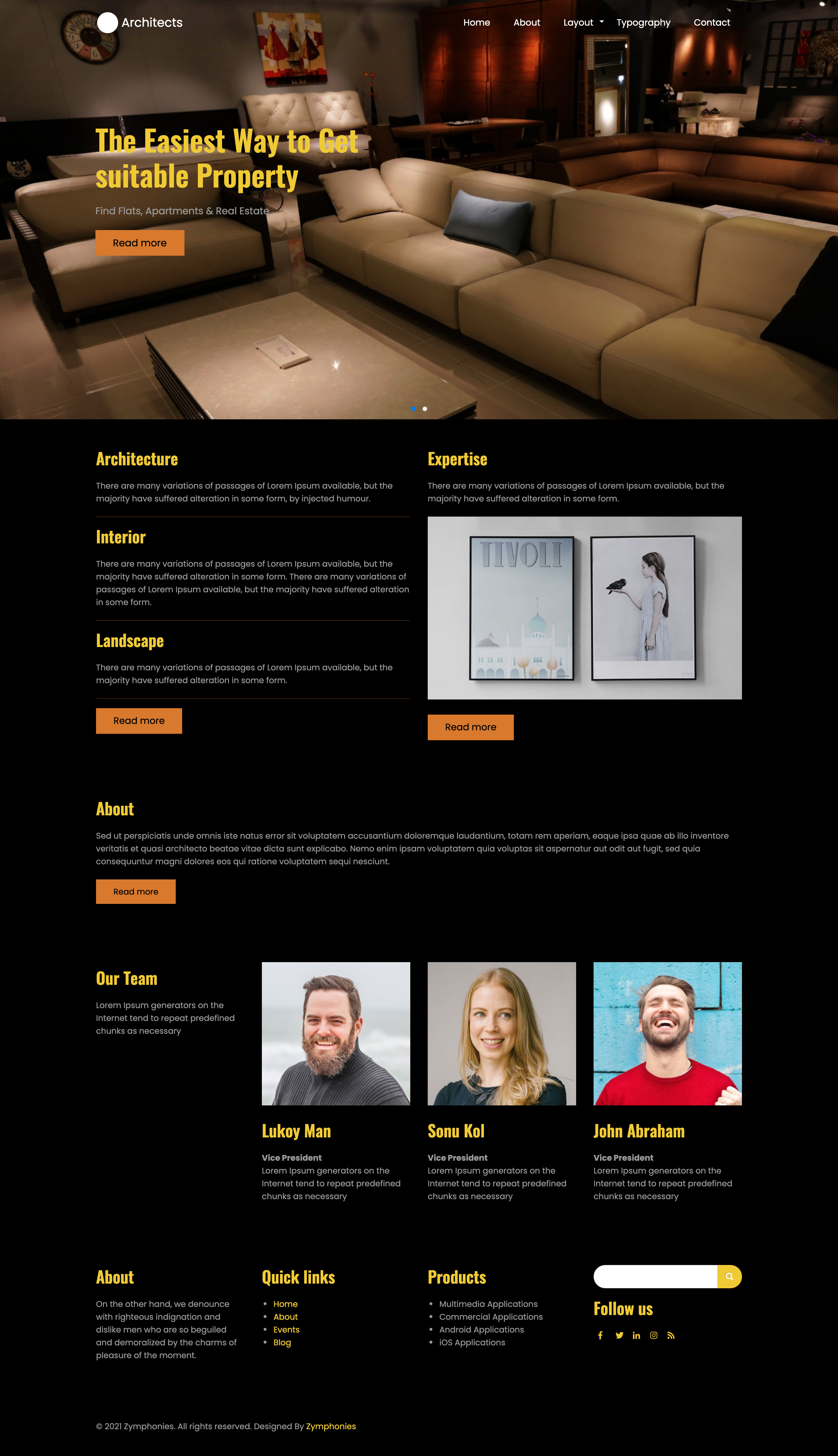 Architects Zymphonies Theme Architects Zymphonies Theme