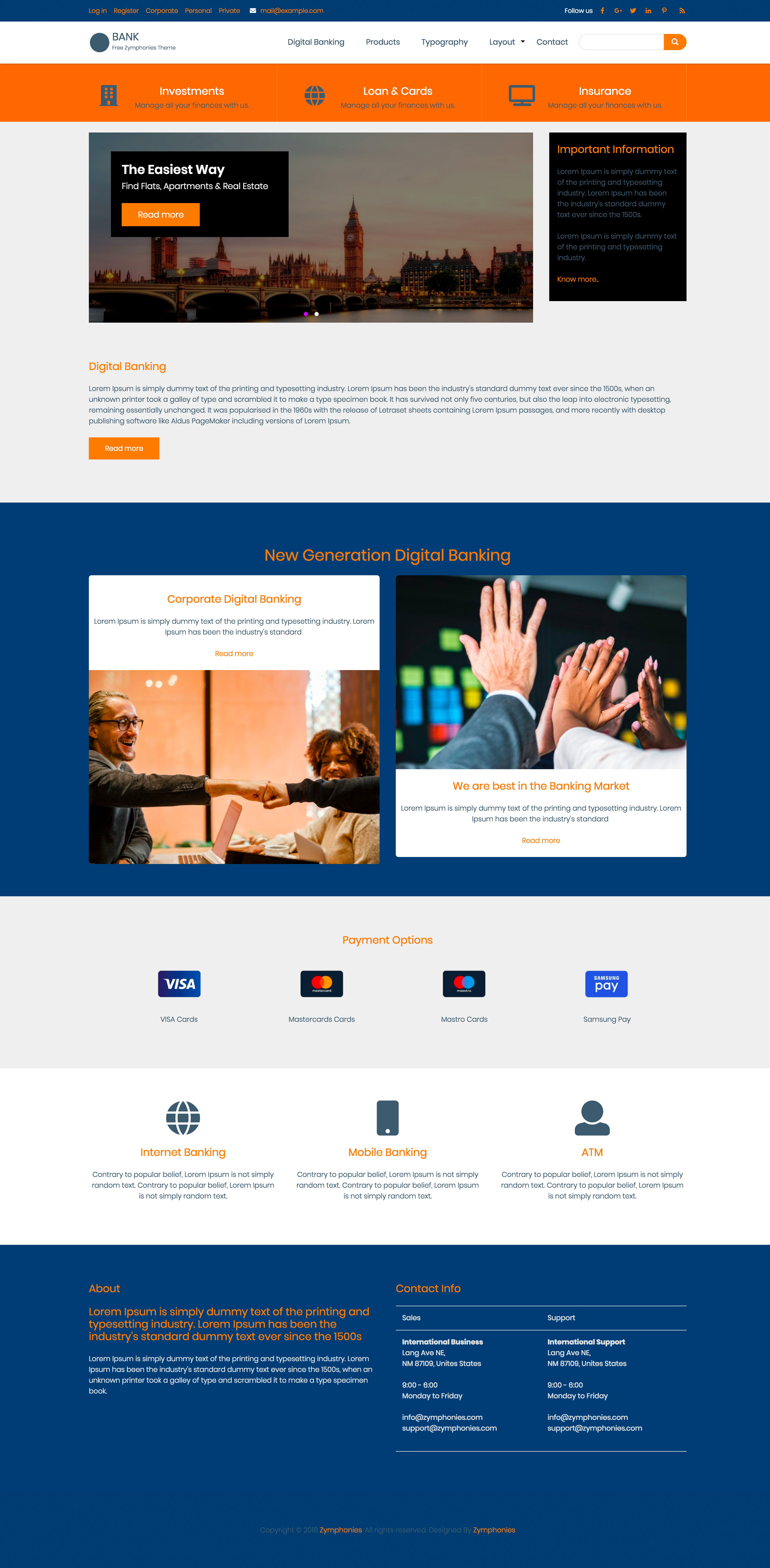 Banking Zymphonies Theme Banking Zymphonies Theme