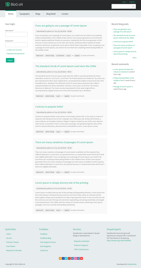 Blogon Responsive Theme Blogon Responsive Theme