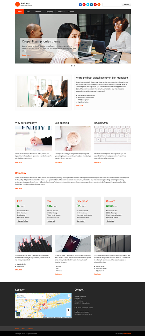 Business Responsive Theme