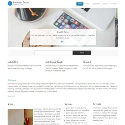 Business Group Zymphonies Theme