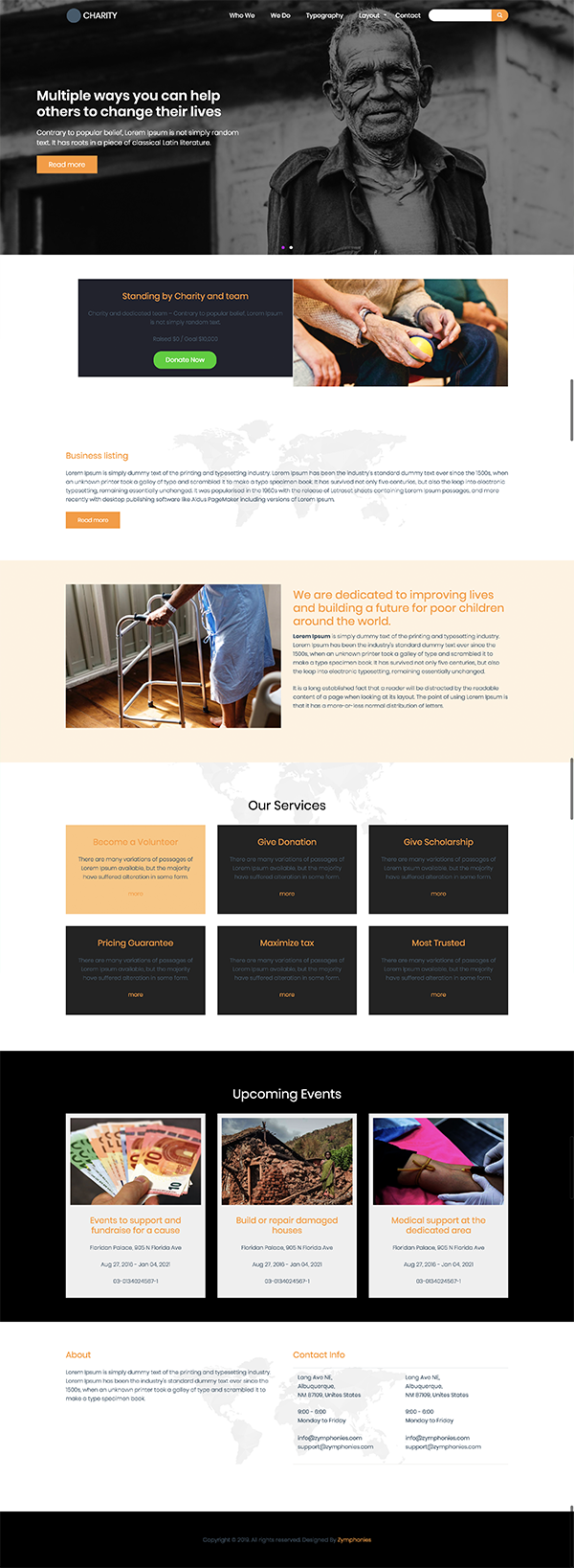 Charity Zymphones Theme Charity Zymphones Theme
