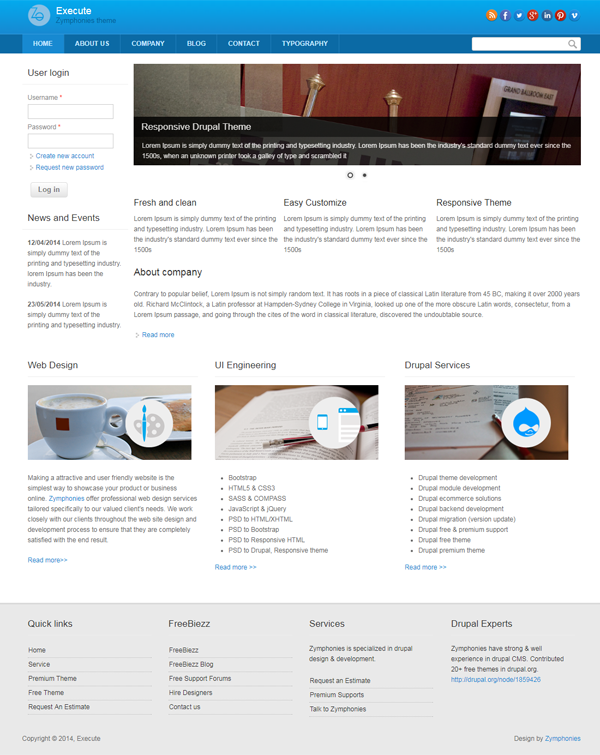 Execute Responsive Theme Execute Responsive Theme