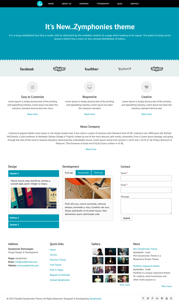 Flexible Zymphonies Theme Flexible Zymphonies Theme
