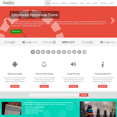 Galaxy Responsive Theme