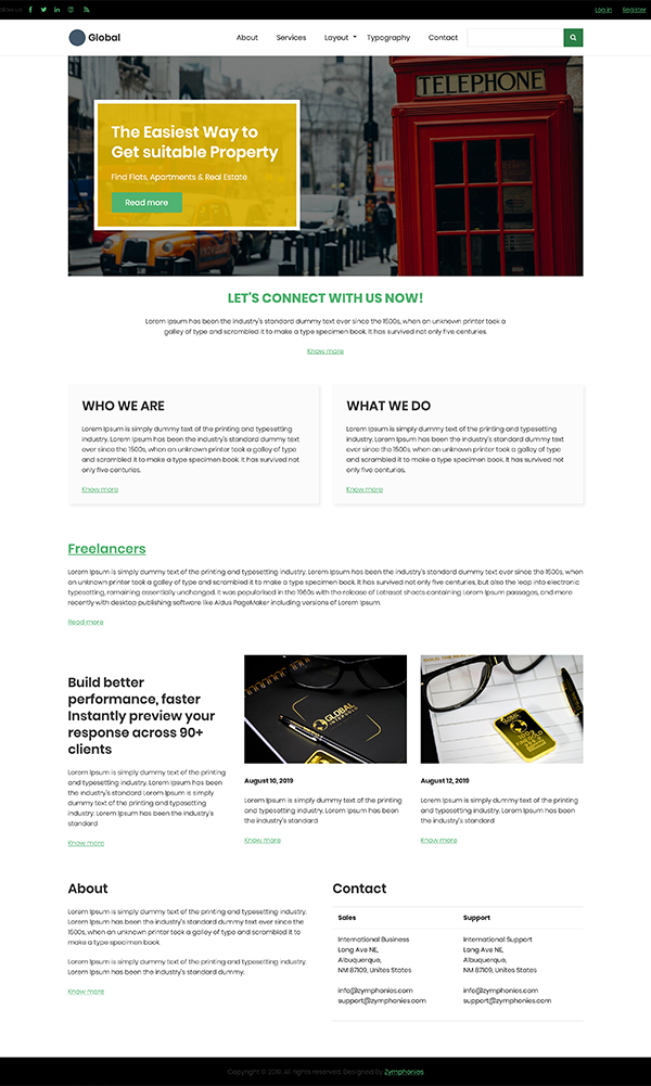 Global Zymphonies Theme Global Zymphonies Theme