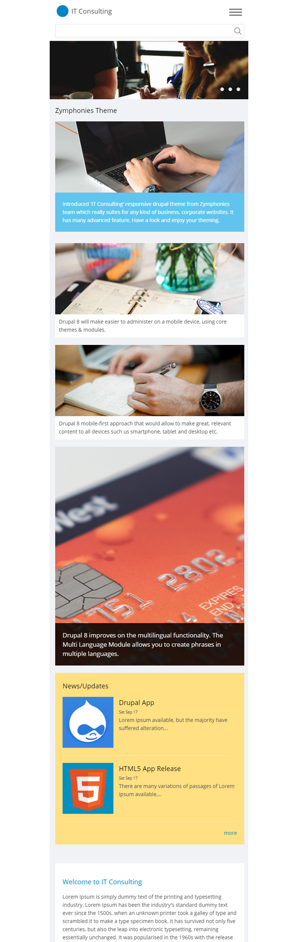 IT Consulting Theme IT Consulting Theme