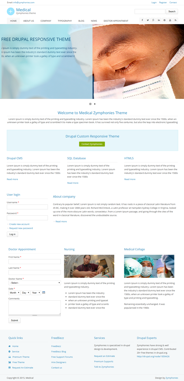 Medical Zymphonies Theme Medical Zymphonies Theme