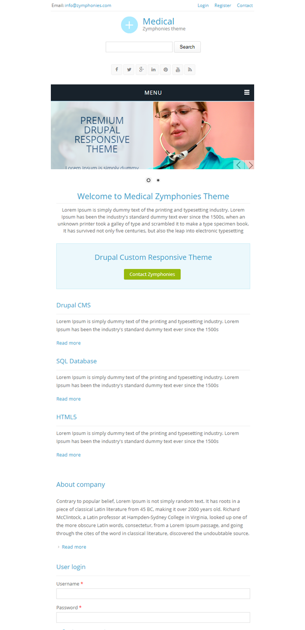 Medical Zymphonies Theme Medical Zymphonies Theme