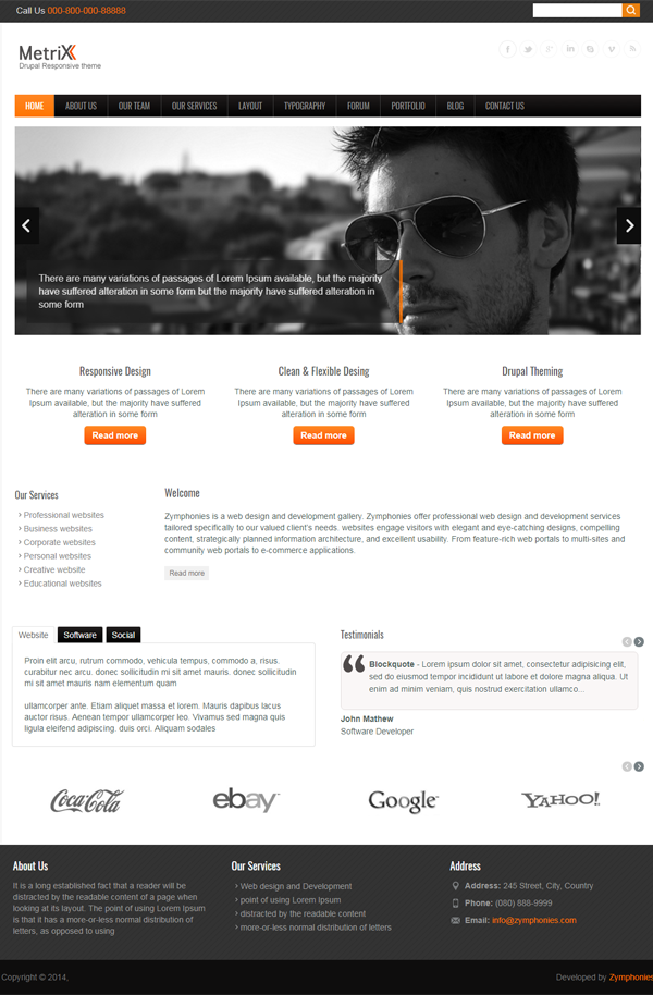 MetriXX Responsive Theme