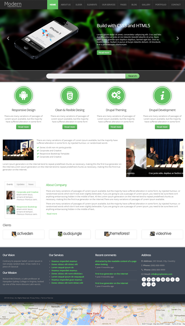 Modern Responsive Theme Modern Responsive Theme