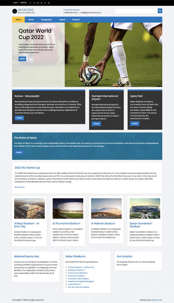 Qatar2022 Zymphonies Theme Qatar2022 Zymphonies Theme