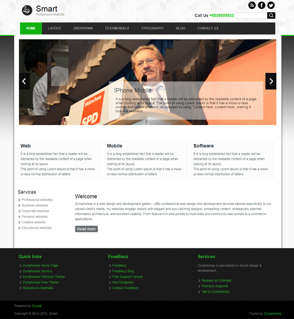 Smart Responsive Theme Smart Responsive Theme