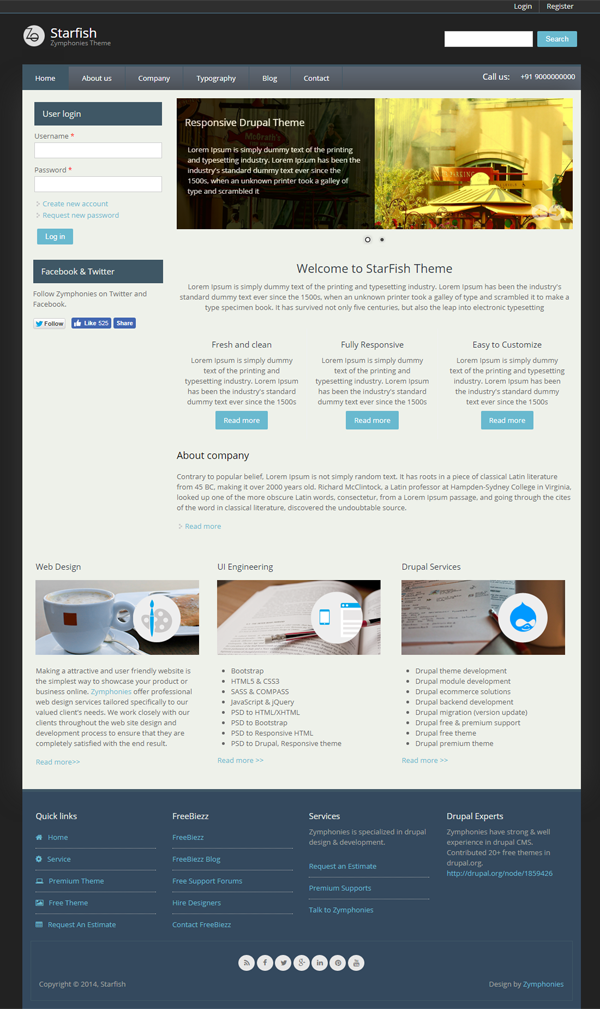 Starfish Responsive Theme Starfish Responsive Theme