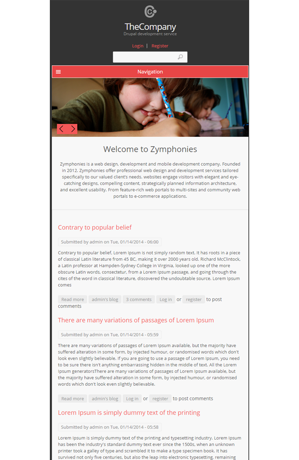 TheCompany Responsive Theme TheCompany Responsive Theme