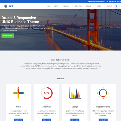 Unix Multipurpose Theme