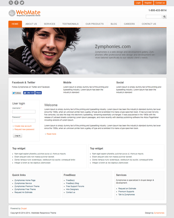 WebMate Responsive Theme